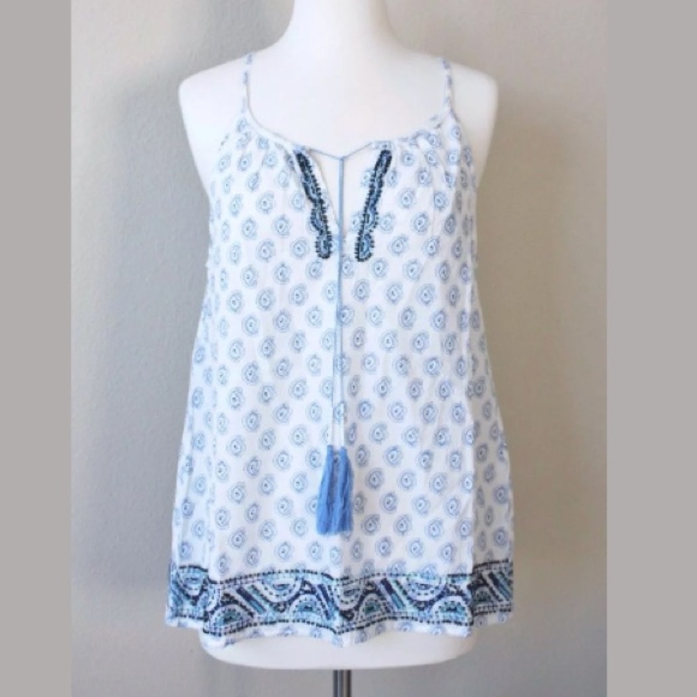 SOLITAIRE By Ravi Khosla BEADED TANK